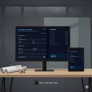 App para calcular precios de vidrio monolítico