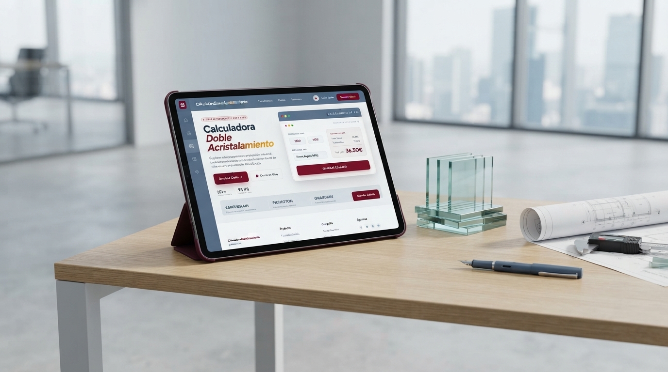 App calculadora de precios doble acristalamiento